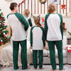 Picture of Family Christmas Pajama Sets - Green Plaid Long Sleeves Pajamas