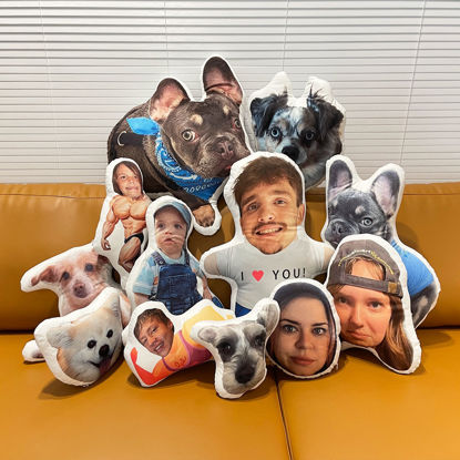 Picture of Personalized 3D Mini-Me Pillow – Your Face, Your Pet, Your Vibe