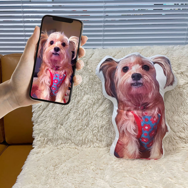 Picture of Photo Dog Pillow - Custom Pillow - Personalized with Your Pet
