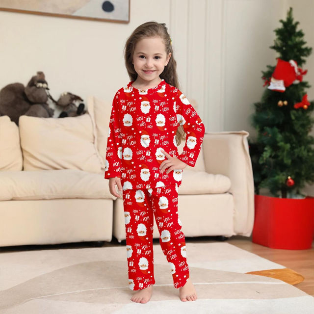 Picture of Family Christmas Pajama Sets - Long Sleeves Pajamas - Ho!Ho!Ho!