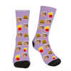 Picture of Custom Burgers and Fries Photo Face Socks