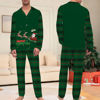 Picture of Christmas Family Pajama Sets - Santa with Elks - Pattern Long Sleeves Pajamas