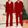 Picture of Family Christmas Pajama Sets - Christmas Red Pattern Long Sleeves Pajamas - Gift for Loved One