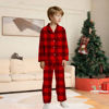 Picture of Family Christmas Pajama Sets - Christmas Red Pattern Long Sleeves Pajamas - Gift for Loved One