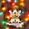 Picture of Custom Resin Christmas Ornament with Names - Elks Family Christmas Tree Ornament