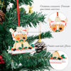 Picture of Custom Resin Christmas Ornament with Names - Elks Family Christmas Tree Ornament