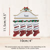 Picture of Custom Resin Christmas Ornament with Names -  Family Christmas Stocking Ornament