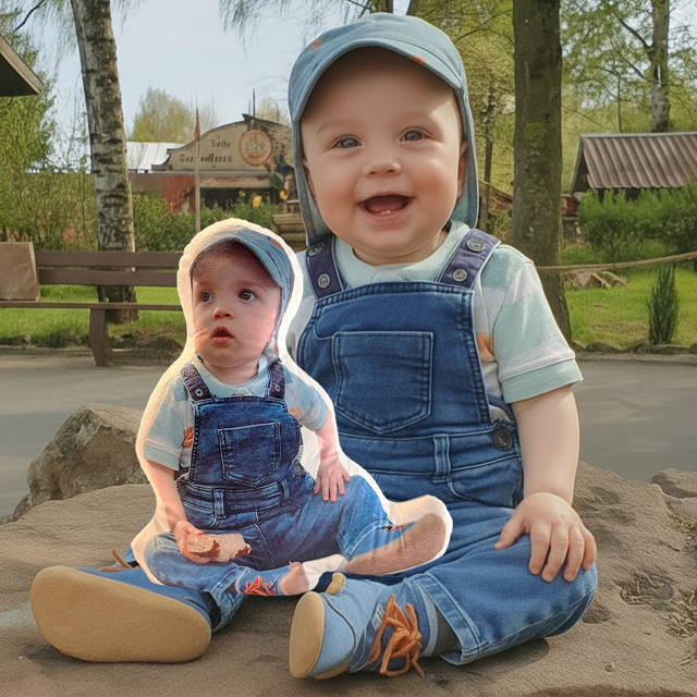 Picture of Custom Kiddo Look-Alike Pillow