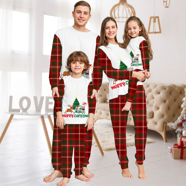 Picture of Family Christmas Pajama Sets - Long Sleeves Pajamas - Best Family Christmas Gift