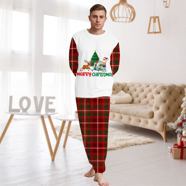 Picture of Family Christmas Pajama Sets - Long Sleeves Pajamas - Best Family Christmas Gift