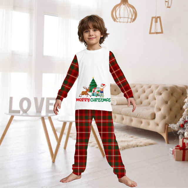 Picture of Family Christmas Pajama Sets - Long Sleeves Pajamas - Best Family Christmas Gift