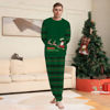Picture of Family Christmas Pajama Sets - Happy Santa Long Sleeve Pajamas - Best Family Christmas Gift