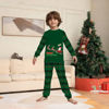 Picture of Family Christmas Pajama Sets - Happy Santa Long Sleeve Pajamas - Best Family Christmas Gift