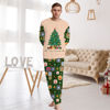 Picture of Family Christmas Pajama Sets - Long Sleeve Pajamas with Christmas Tree