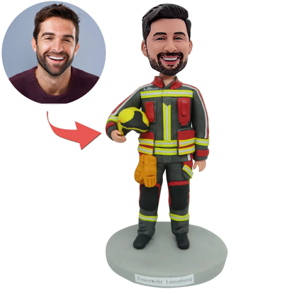 Show details for Custom Bobbleheads: Fireman | Personalized Bobbleheads for the Special Someone as a Unique Gift Idea Picture of Custom Bobbleheads: Fireman | Personalized Bobbleheads for the Special Someone as a Unique Gift Idea