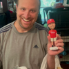 Picture of Custom Bobbleheads: Funny Man with Santa Hat | Personalized Bobbleheads for the Special Someone as a Unique Gift Idea