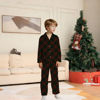 Picture of Christmas Family Pajama Sets - Diagonal Stripes Long Sleeves Pajamas