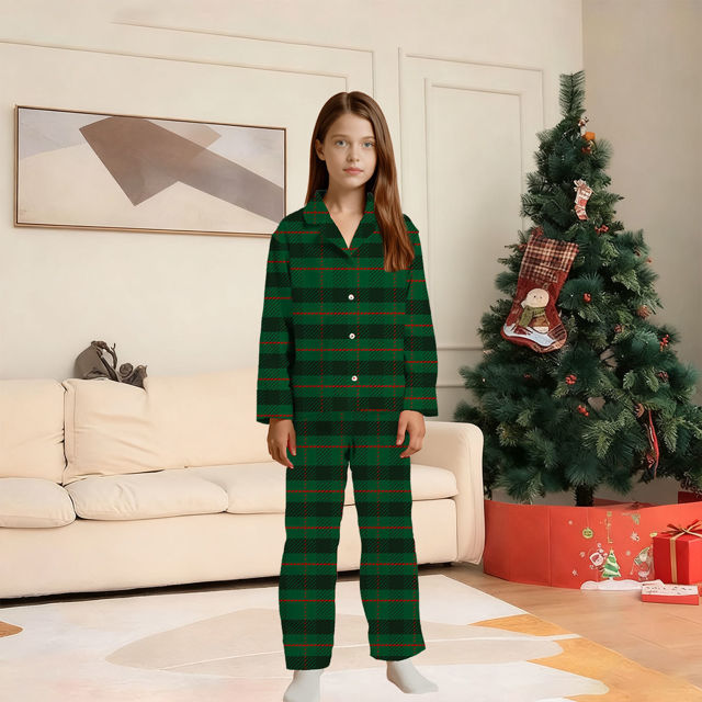 Picture of Christmas Family Pajama Sets - Unisex Long Sleeves Pajamas