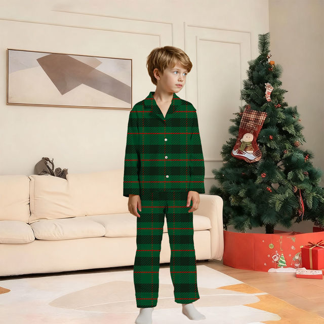 Picture of Christmas Family Pajama Sets - Unisex Long Sleeves Pajamas