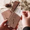 Picture of Custom Wooden Business Card Holder - Personalized Card Case - Personalized Gift