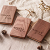 Picture of Custom Wooden Business Card Holder - Personalized Card Case - Personalized Gift