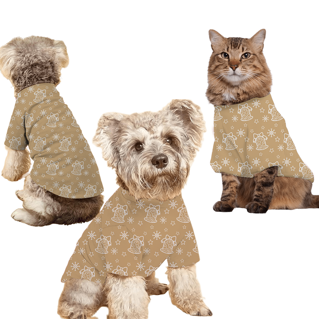 Immagine di Pigiama natalizio per la famiglia - Pigiama con stampa di albero di Natale e fiocco di neve