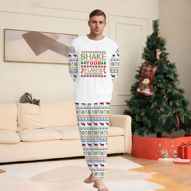 Picture of Family Christmas Pajama Sets - Long Sleeve Pajamas - Nice Family Christmas Gift
