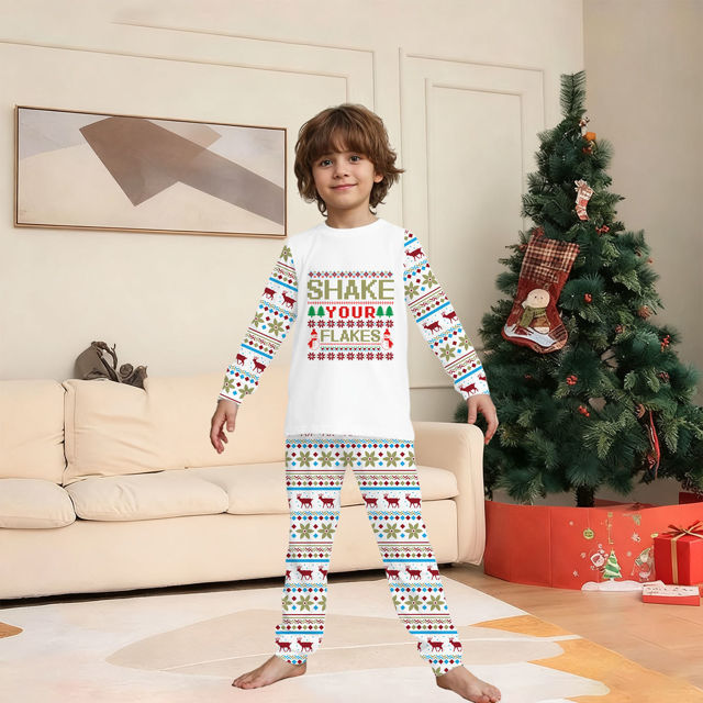 Picture of Family Christmas Pajama Sets - Long Sleeve Pajamas - Nice Family Christmas Gift