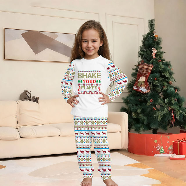 Picture of Family Christmas Pajama Sets - Long Sleeve Pajamas - Nice Family Christmas Gift