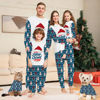 Picture of Family Christmas Pajama Sets - Long Sleeves Pajamas with Santa Hat - Best Family Christmas Gift