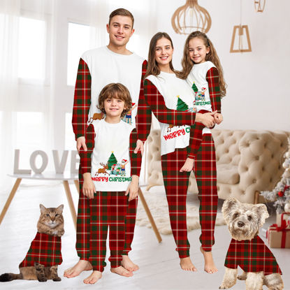 Picture of Family Christmas Pajama Sets - Long Sleeves Pajamas - Best Family Christmas Gift