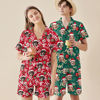 Picture of Custom Christmas Short Sleeves Face Pajamas Full Set - Personalised Unisex  Pajama Gift Set