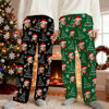 Picture of Custom Christmas Pajama Pants with Faces - Personalized Pajama bottoms - Christmas Gift