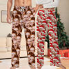 Picture of Family Custom Christmas Pajama Pants with Face - Pajama Bottoms - Christmas Gift for Friends