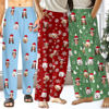 Picture of Custom Christmas Pajama Pants - Personalised Pajama bottoms with Faces and Patterns - Gift for Friends