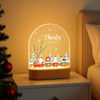 Picture of Custom Name Night Light for Kids - Personalized Christmas Rainbow Kids night light