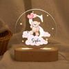 Picture of Custom Name Night Light for Kids - Personalized Bear Night Lamp for Christmas Gift