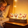 Picture of Custom Christmas Night Light for Kids - Personalized Happy Santa Claus night light