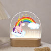 Picture of Custom Name Night Light for Kids - Personalized Christmas Gift - Rainbow Night Lamp