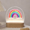 Picture of Custom Name Night Light for Kids - Personalized Christmas Gift - Rainbow Night Lamps