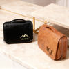 Picture of Custom Detachable 3-in-1 Leather Toiletry Bag for Men - Personalized Groomsmen Gifts