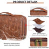 Picture of Custom Detachable 3-in-1 Leather Toiletry Bag for Men - Personalized Groomsmen Gifts