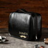 Picture of Custom Detachable 3-in-1 Leather Toiletry Bag for Men - Personalized Groomsmen Gifts