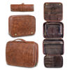 Picture of Custom Detachable 3-in-1 Leather Toiletry Bag for Men - Personalized Groomsmen Gifts