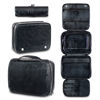 Picture of Custom Detachable 3-in-1 Leather Toiletry Bag for Men - Personalized Groomsmen Gifts