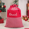 Picture of Custom Embroidered Santa Bag - Personalized Santa Gift Bag for Christmas with Name