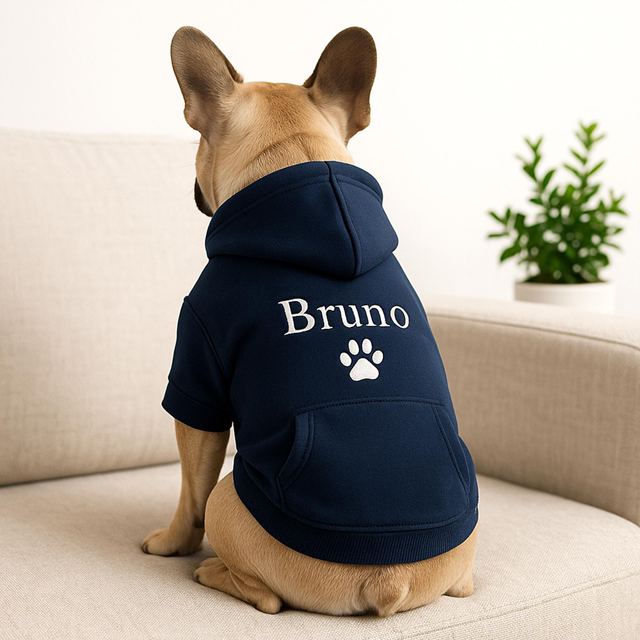 Picture of Custom Embroidered Dog Hoodie - Personalized Pet ClothingCustom Embroidered Dog Hoodie - Personalized Pet Clothing