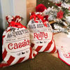 Picture of Custom Santa Sack with Name - Personalized North Pole Gift Bags - Custom Overnight Delivery Christmas Gift Bags