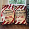 Picture of Custom Santa Sack with Name - Personalized North Pole Gift Bags - Custom Overnight Delivery Christmas Gift Bags
