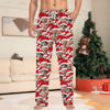Picture of Family Custom Christmas Pajama Pants with Santa's Hat & Face - Pajama Bottoms - Christmas Gift for Family